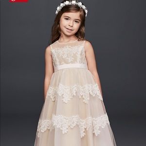 David’s bridal flower girl dress